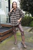 Wax Magic Trousers Chocolate /20/20=